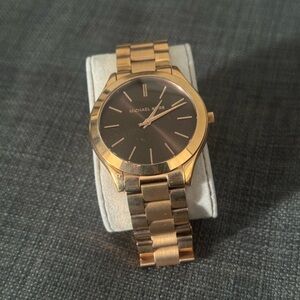 Michael Kors Gold and Black Watch